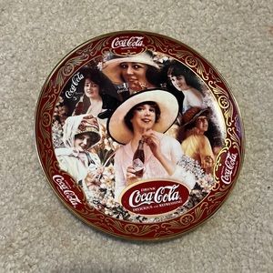 Coca Cola Fashion Ladies Decorative Plate